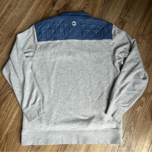 Vineyard Vines Quilted Quarter Snap Shep Pullover sweatshirt sweater Men's S - Picture 8 of 11